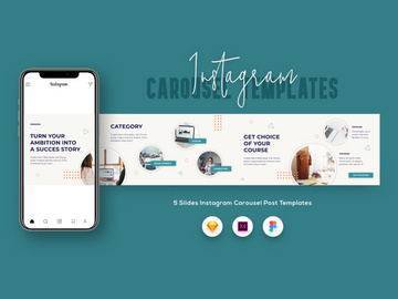 Courses Instagram Carousel Template