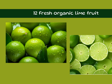 Fresh organic lime fruit