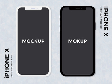 iPhoneX Template Mockups psd