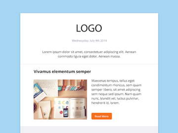 xhtml newsletter template
