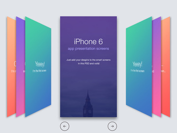 Presentation mobile screens